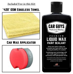 Car Guys Paint Sealant Car Wax Kit