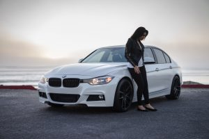 My wife & bmw