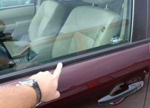 rubber trim arround car windows